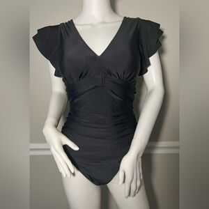 NWT Women's Ruffle Sleeve Swimsuit Size XL